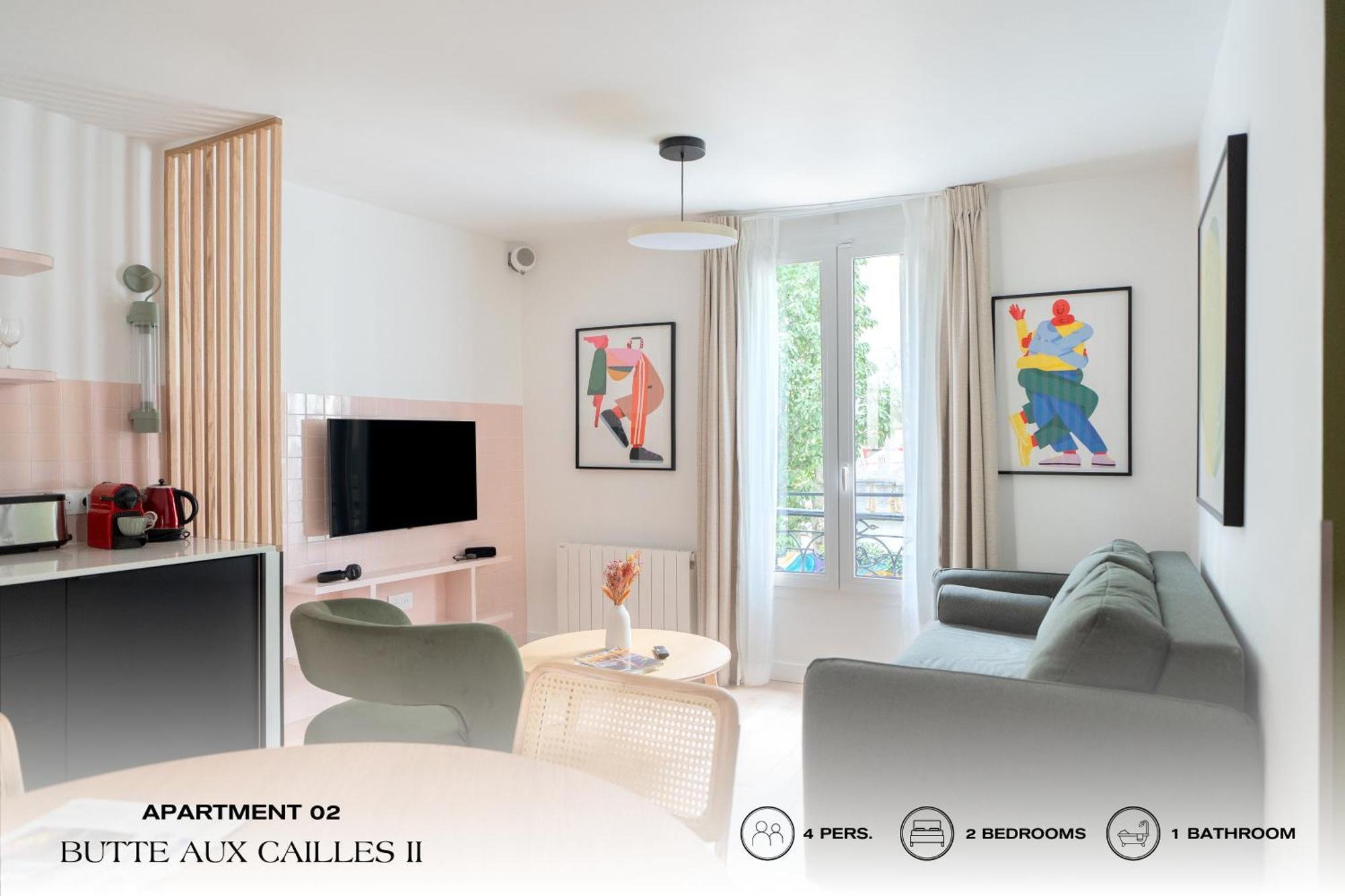 Apartamento Beauquartier - Butte Aux Cailles II París Exterior foto