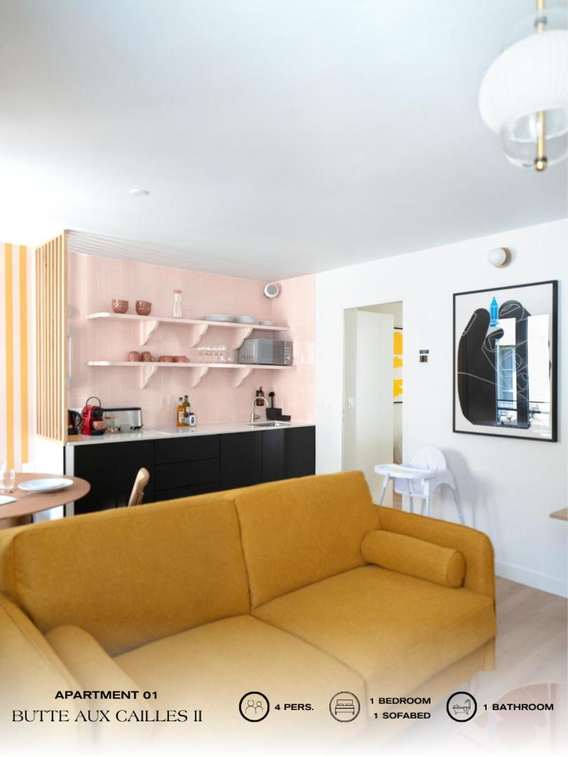 Apartamento Beauquartier - Butte Aux Cailles II París Exterior foto