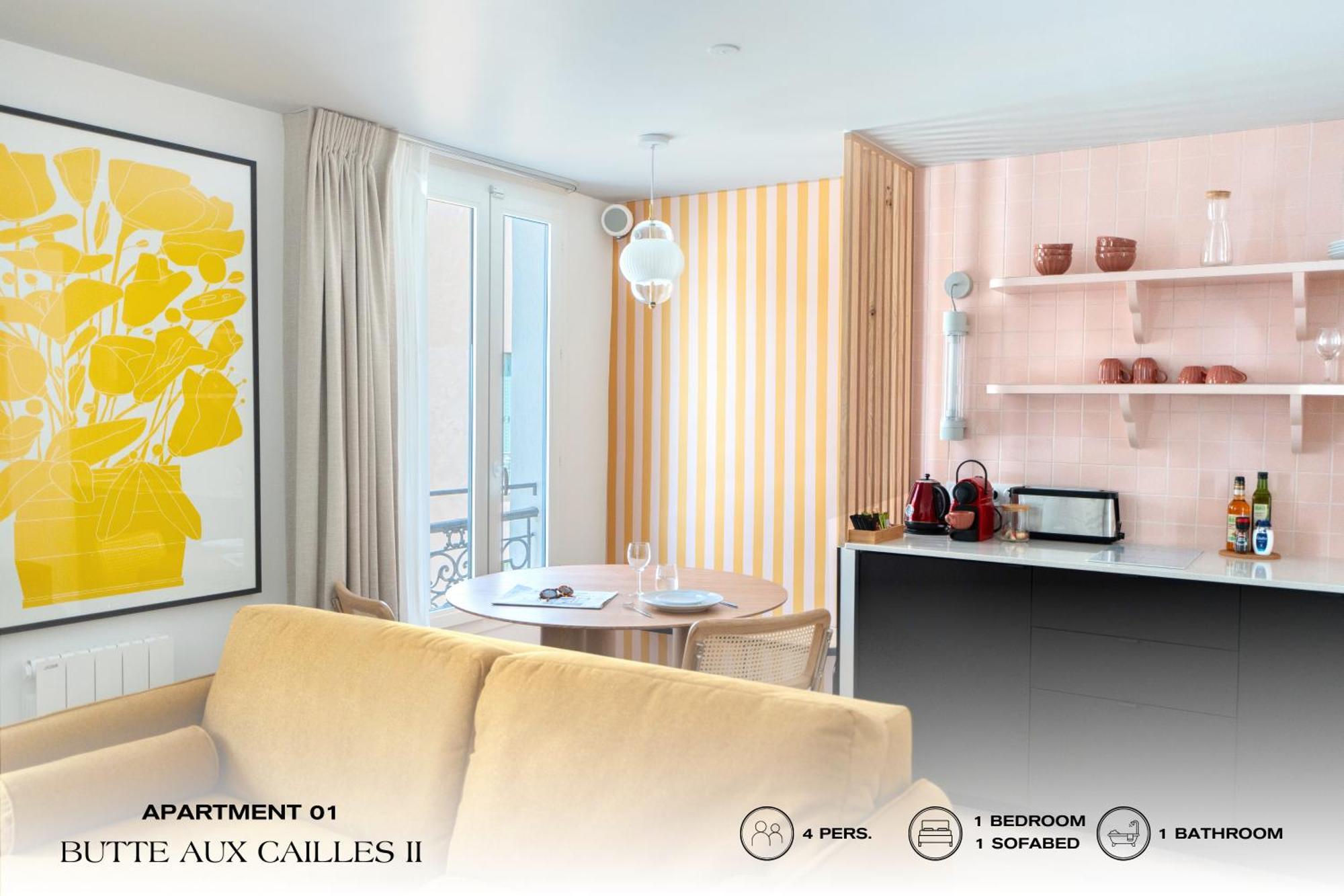 Apartamento Beauquartier - Butte Aux Cailles II París Exterior foto