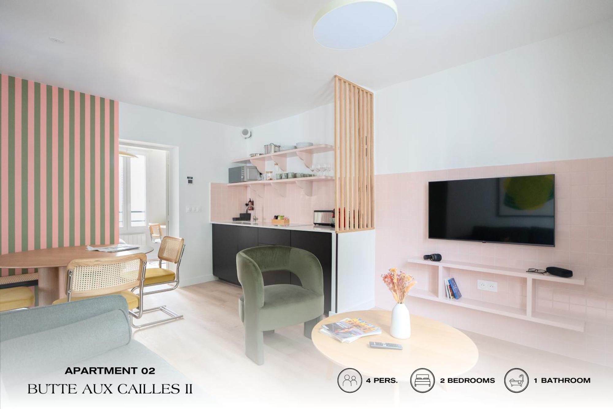 Apartamento Beauquartier - Butte Aux Cailles II París Exterior foto