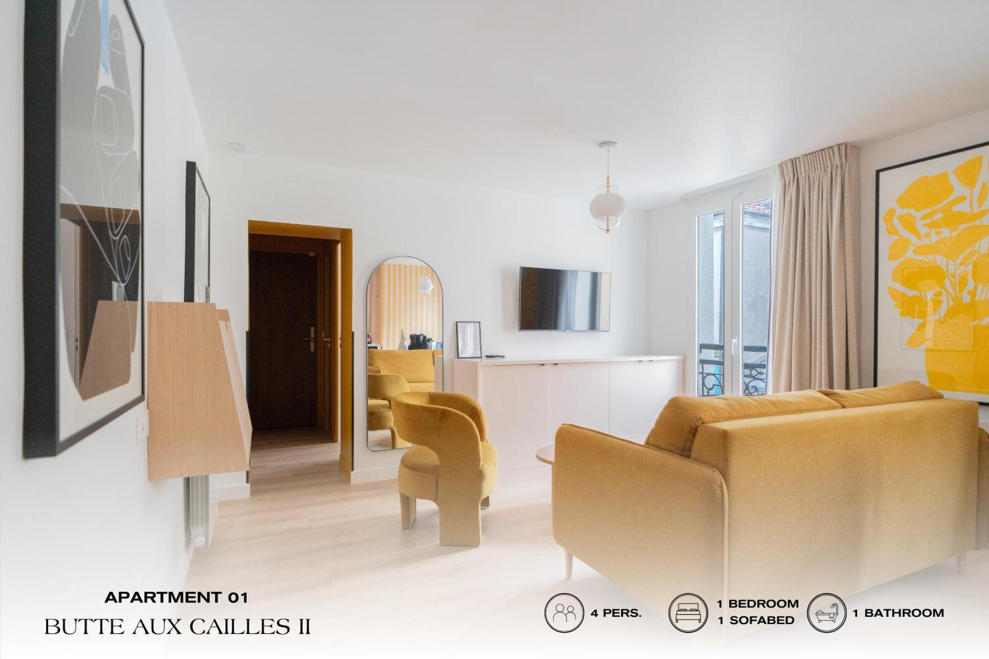 Apartamento Beauquartier - Butte Aux Cailles II París Exterior foto